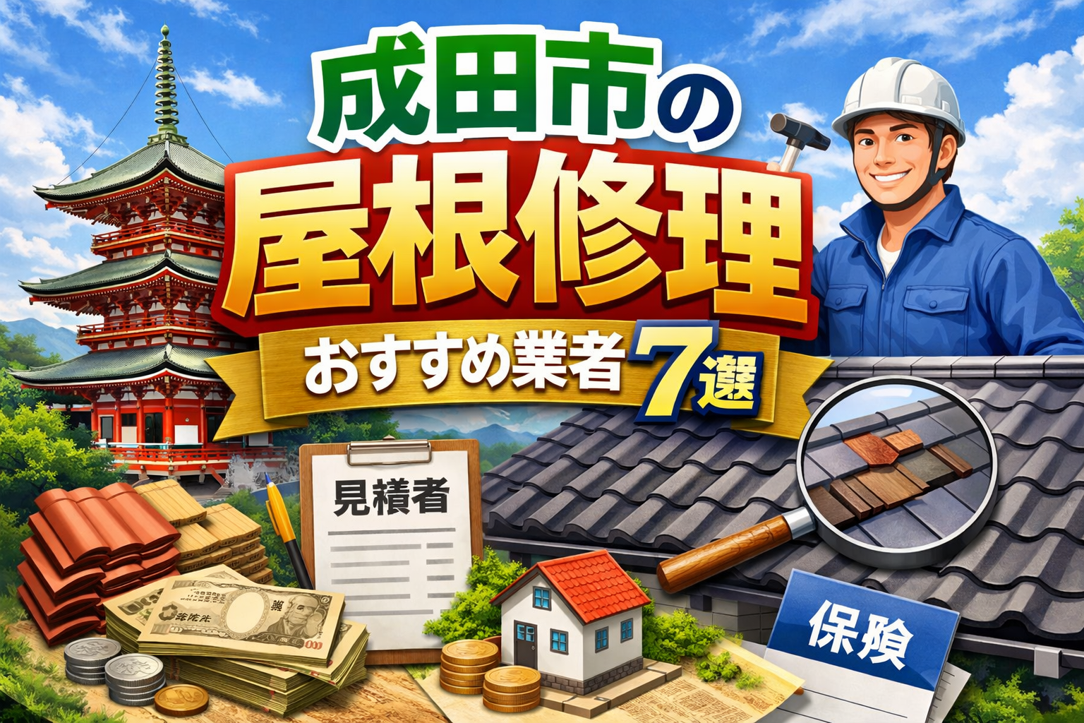 成田市の屋根修理おすすめ業者7選