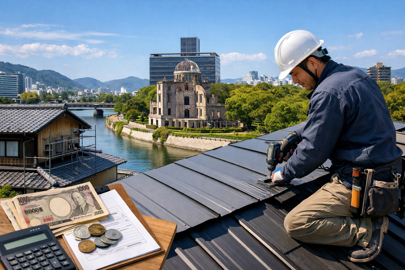広島市の屋根修理で使える補助金・助成金