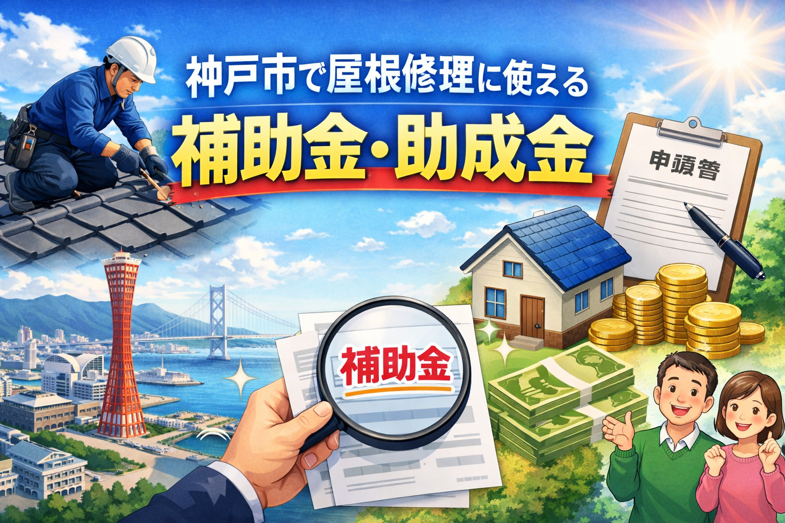 神戸市で使える補助金・助成金まとめ