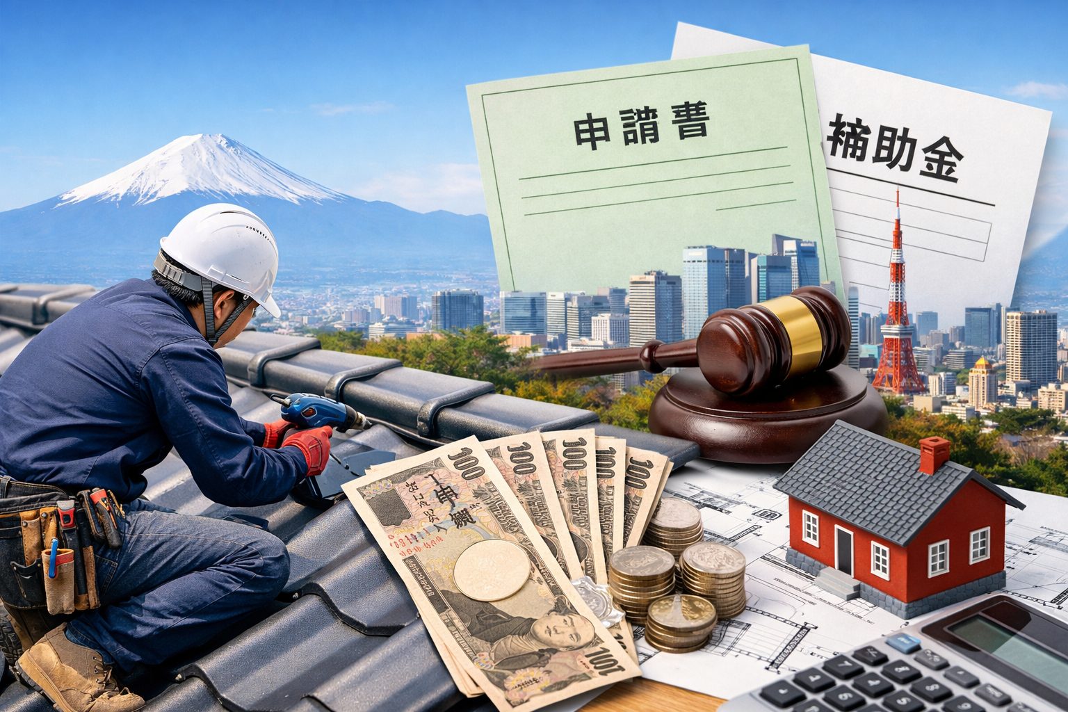 練馬区の屋根修理で使える補助金・助成金まとめ