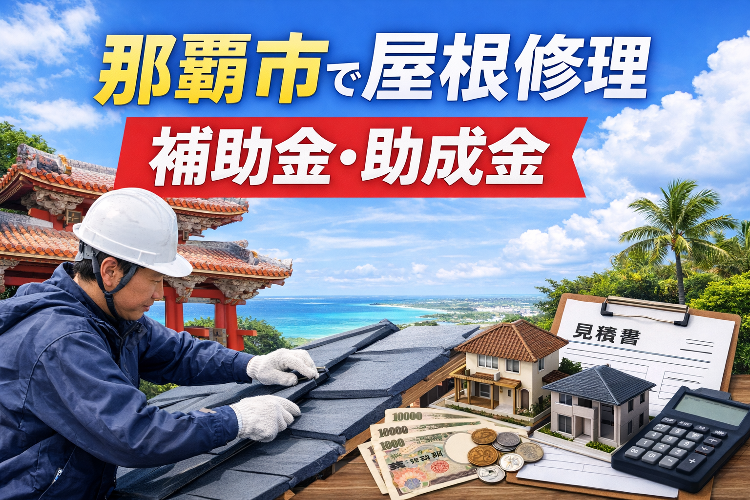 那覇市の屋根修理で使える補助金・助成金