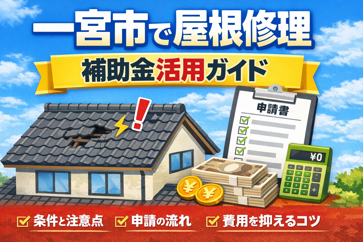 一宮市の屋根修理で使える補助金・助成金ガイド