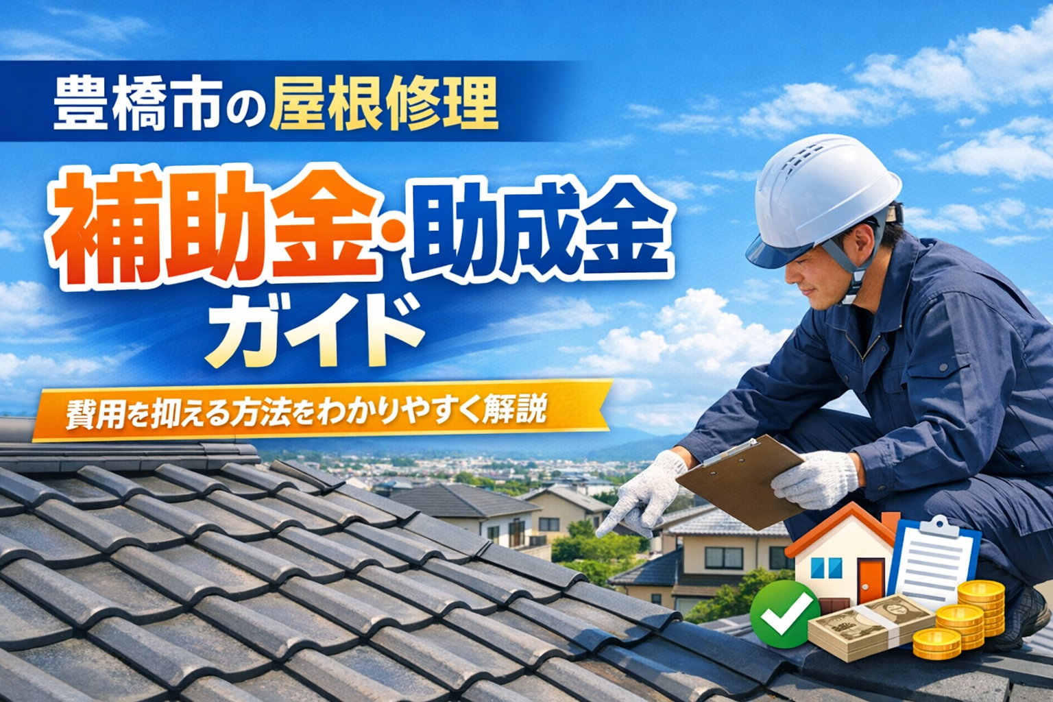 豊橋市の屋根修理補助金・助成金ガイド