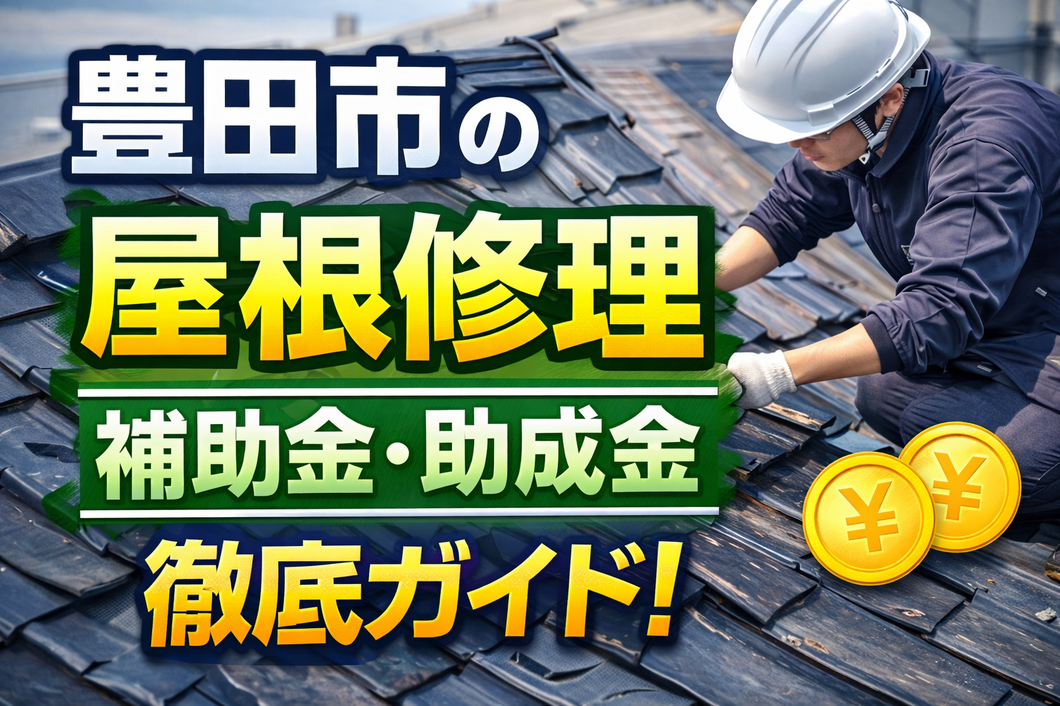 豊田市の屋根修理で使える補助金・助成金ガイド