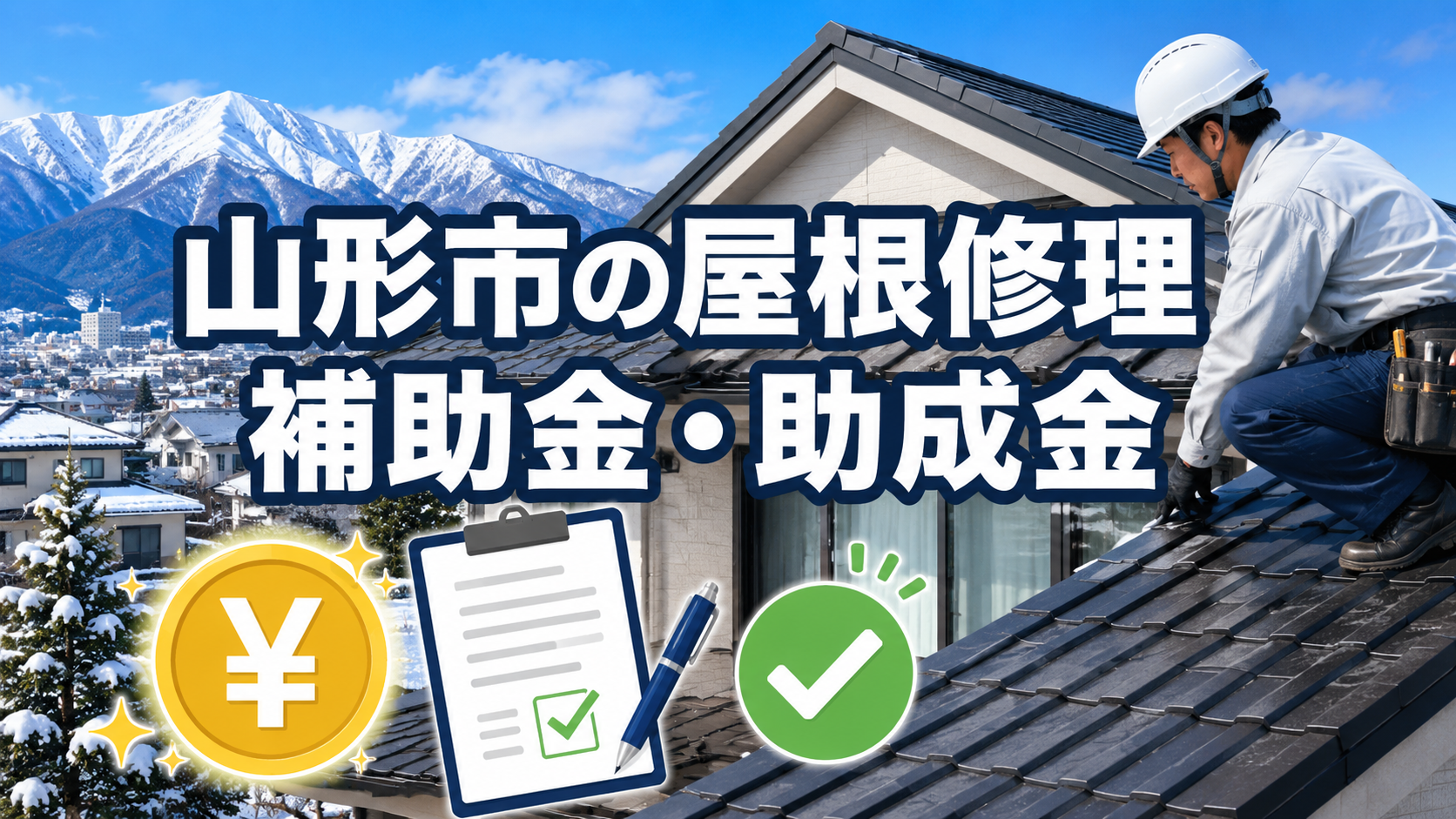 山形市の屋根修理業者選び｜補助金申請に強い会社を見極めるポイント